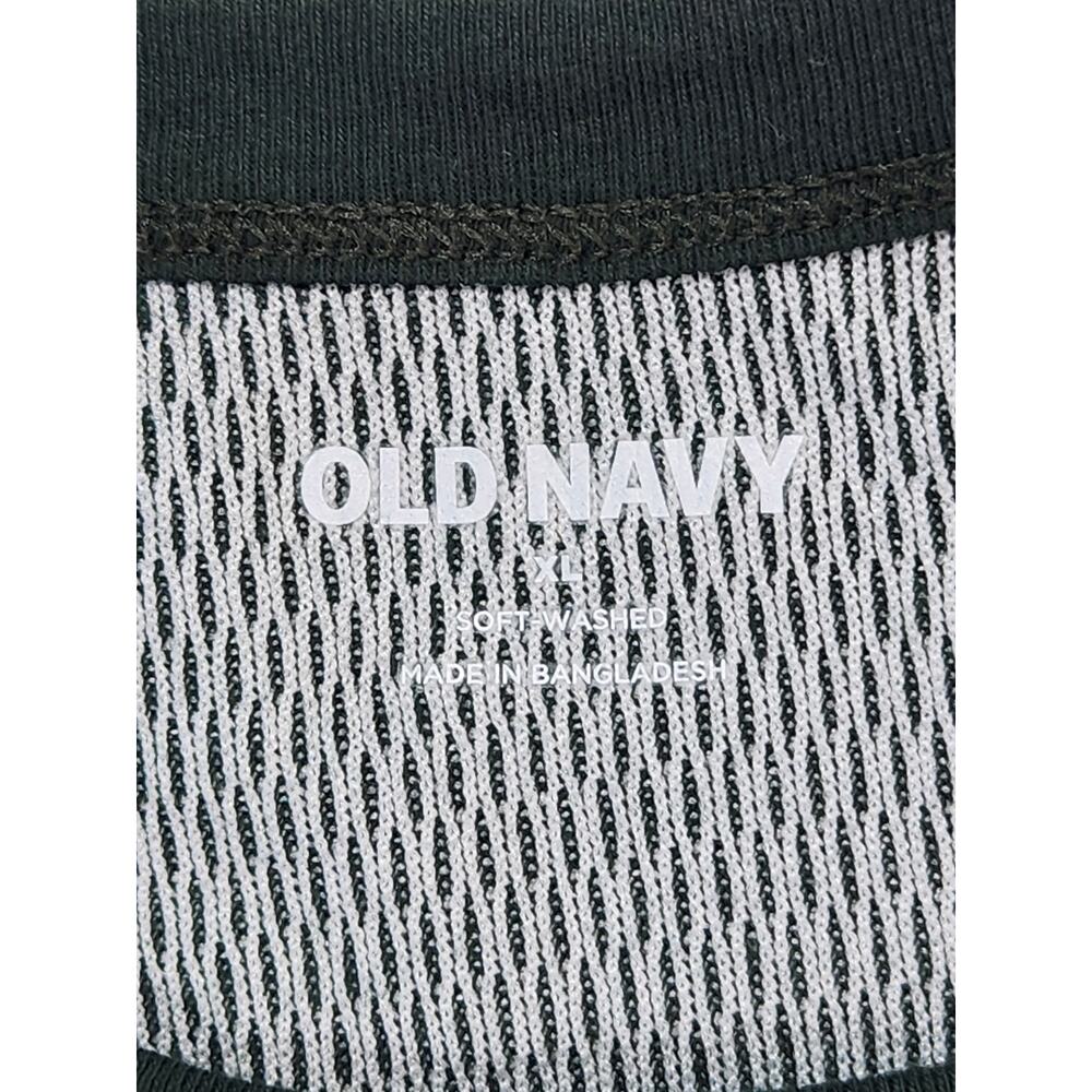 Old Navy Men's XL Gray Black Lightweight Waffle Knit Long Sleeve Shirt NWT - Picture 7 of 10
